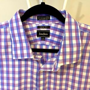 Neiman Marcus Lavender + Baby Blue Shirt
